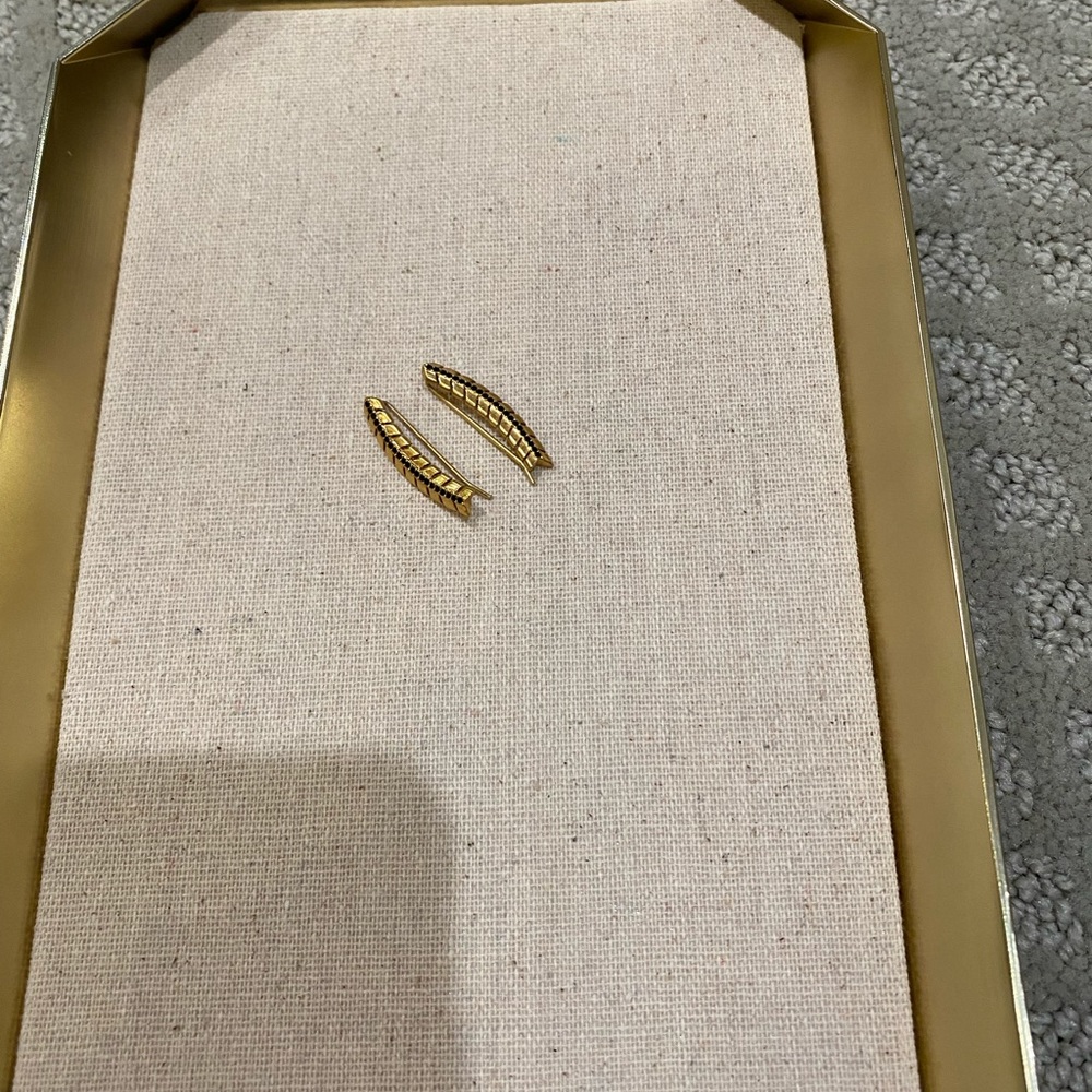 Stella and Dot Gilded Path Ear climbers